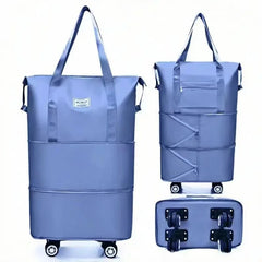 Large Capacity Universal Wheel Travel Bag Portable Handheld Luggage Bag with Roller Storage Fitness Bag 2024 New Model