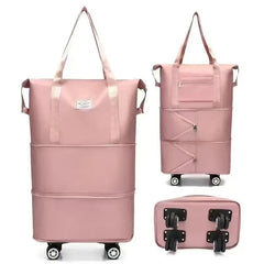 Large Capacity Universal Wheel Travel Bag Portable Handheld Luggage Bag with Roller Storage Fitness Bag 2024 New Model
