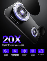 Magnetic 3 in 1 Fast Wireless Charger Stand Foldable Charging Station For iPhone 16 15 14 13 12 Apple Watch 9 8 7 6 Airpods Pro