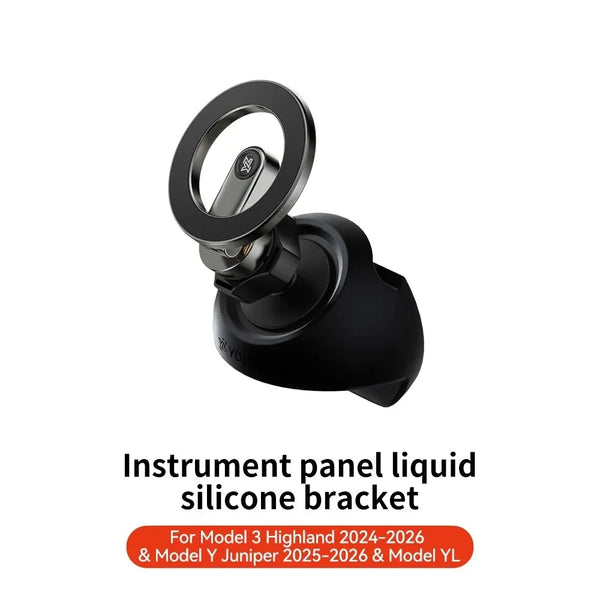 YZ For Tesla Model 3 Y/YL Highland Juniper Magnetic Car Phone Holder 360 Degree Rotation Metal Car Mount for All  Phones