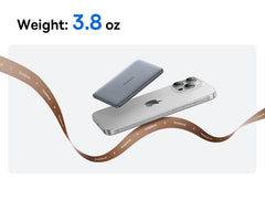 Baseus 5000mAh Magnetic Power Bank 15W Wireless 20W Wired Charging Thin Card-Sized Slim Portable Powerbank for iPhone 17 Samsung