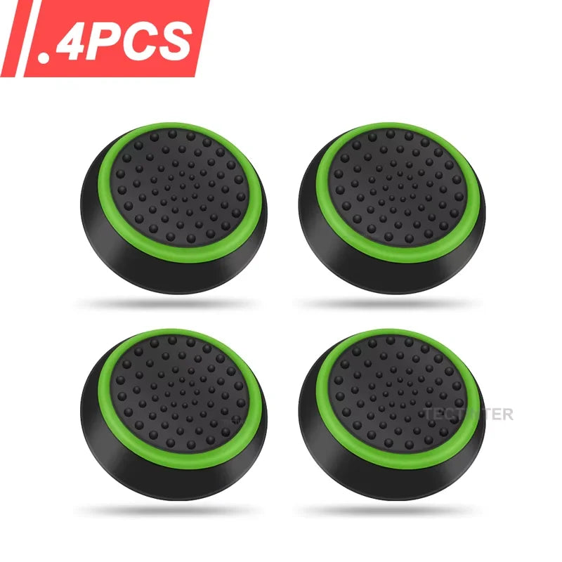 4Pcs Silicone Gel Thumb Grips Cover For Sony PS3/PS4 For XBOX One /360 Controller for PS4 Pro Slim Controller For Steam Deck