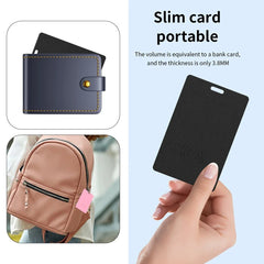 Card-Type Wallet Pet Location Finder Tracker Rechargeable Smart Anti-Loss Bluetooth Locator for Luggage Work With Apple Findmy