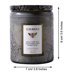 7 OZ Jar Scented Candle, Natural Soy Candle, Serenity Aromatic Candles, Home Decorative Scented Candles Gift for Friends
