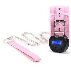 Multifunctional LCD Display Time Lock, Waterproof USB Rechargeable Temporary Timer Padlock, Smart Time Lock for Travel and More