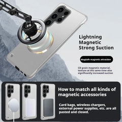 Thin Frameless Ultra Thin Magnetic Phone Case for Samsung Galaxy S25 Ultra S25 S24 S23 S22 Plus PC Hard Protective Cooling Cover