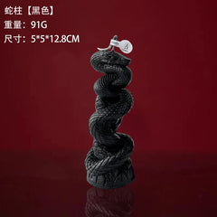 Creative Serpent Candle, Halloween Scented Pillar, Atmospheric Home Decor Свечи И Подсвечники