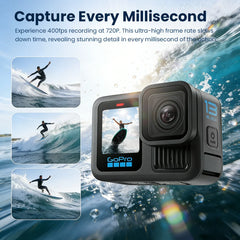 GoPro HERO 13 Black Action Camera HyperSmooth6.0 5.3K 60fps Video 27MP Go Pro13 helmet Vlog Sport Camera