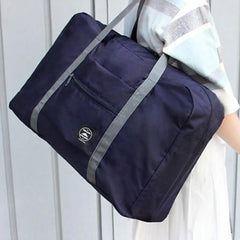 Carry-on Luggage Bag Foldable Travel Duffel Bag Tote Large Capacity Waterproof Portable Storage Bag with Zipper