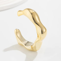 Exaggerated Irregular Cuff Bracelet – Hip Hop Rock Style