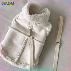 Dog Cute Vest Clothes Jacket Accessories Small Dog Luxury Autumn  Winter Medium Dress Soft Pet Clothing Designer Coat Home
