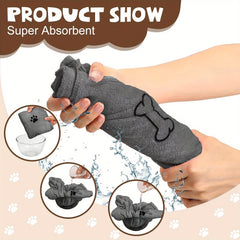 Quick-Dry Microfiber Dog Towel – Absorbent Pet Bath Cloth Pet Shop