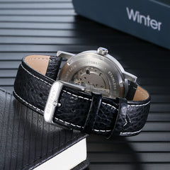 BERNY Watch for Men Automatic Self-Wind Luxury Watch Sappire MIYOTA 8215 Top Luminous 5ATM Mechanical Railroad Wristwatch
