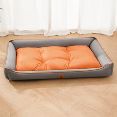 Winter Dog Beds,Waterproof Large Dog Bed with Sides, Non-Slip Bottom and Egg-Crate Foam Big Pet Couch Bed Washable Pet Shop
