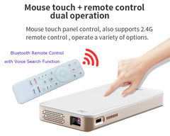 Smartldea Newest Arrive HD Mini Smart DLP 4K Projector Android 13.0 5G WiFi BT Build-in Speaker Battery Pocket Phone Projectors