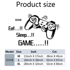 1pc Gamer Wall Art Decal For Kids Room Decor Game Handle Frase Vinyl Stickers For Children Bedroom Door Decals