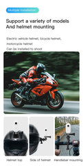4K Outdoor Sports Camera 1080P Mini Camera In Helmet Motorcycle Bike Filming Waterproof  Bicycle Action Video Recording Body Cam