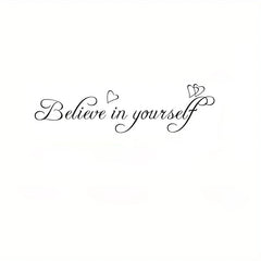 Inspire Motivational Quote Decal You Are Beautiful Mirror Vinyl Sticker Believe in yourself Stickers Bathroom Fitting Room Decor