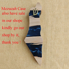 Hebrew Letter Shin for Mezuzah Metal Shin Yellow Gold small Shin Design Mezuza Shin for Israel Judaism