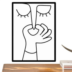 Funny Toilet Wall Decor – Humorous Bathroom Art Sign for Home