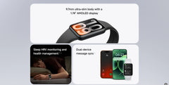 Global Version Xiaomi Band 10 Pro Mi Band 1.74" AMOLED Dual-device Up To 21 Days 150+ Sports Modes 5ATM Bluetooth 5.4