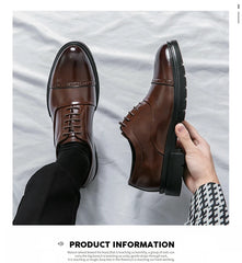 Men’s Formal Leather Dress Shoes for Business & Wedding