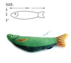 Cat Toys Fish,Teeth Grinding Catnip Toys,Soft and Durable,Kitten Toys Interactive Sounding Cat Chew Bite Plush Toys Cat Supplie Pet Shop, Pet Toys