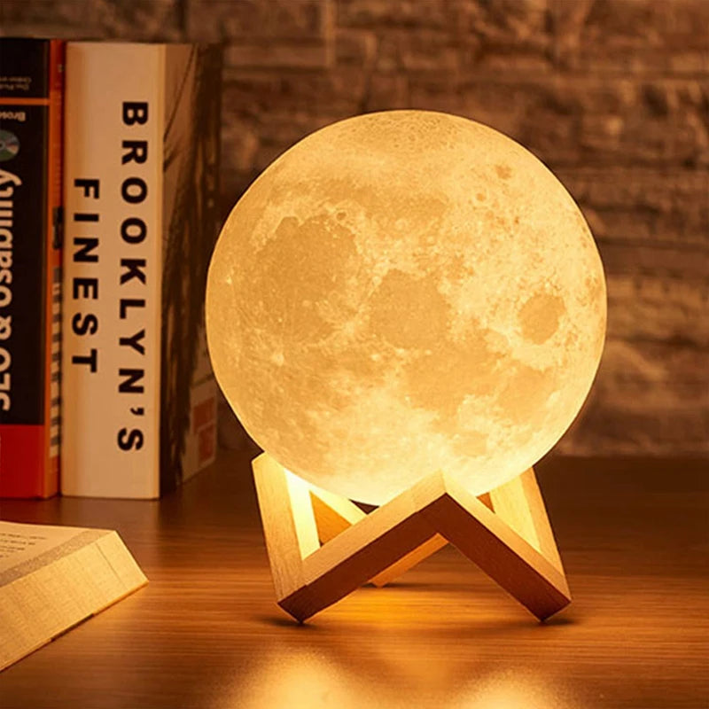 Book Light LED Moon Light Galaxy Light, Moon Night Light, Girl, Boy, Child Birthday Gift, Bedroom Decoration Indoor lighting Home Decor Lamp