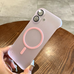 For iPhone 16 17 Pro Max Frameless Case Heat Radiation Slim Matte for Magsafe Case for iPhone 11 12 13 14 15 Pro Max Plus