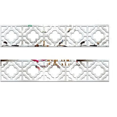 3D 5/10CM Square Self Adhesive Waist Line Mirror Wall Art Stickers for Living Room Ceiling Edge Strip Corner Line Wall Decor