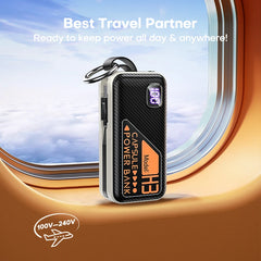 QOOVI Mini Powerbank 5000mah Built-in Cable PD 20W Portable Charger Fast Charging For iPhone 15 Samsung Xiaomi External Battery