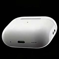 AT2-Wireless headphones with noise cancellation, in-ear type, equipped with a charging case, high-fidelity stereo sound.