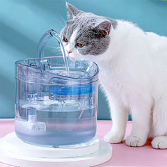 Cat Water Feeder Automation Sensor Faucet Fountain Food Grade Transparent Plastic Dog Water Dispenser For Cat Pet Sensor Drinker