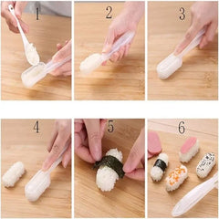 DIY Hand-Held Sushi Mold Making Single Warship Rice Ball Mold Commercial Baby Japanese Cuisine Rice Warship Baking Tool