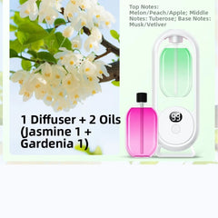Smart Essential Oil Diffuser 5-Speed Adjustable Speed Household Fragrance Machine Kitchen & Bathroom Deodorizer Atomizer Home Decor