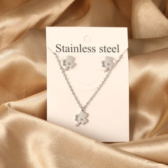 2PCS Stainless Steel Love Heart Pendant Necklaces – No Fade Jewelry Shipping Gold Color