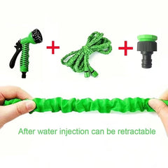Expandable Magic Garden Hose 25–200FT – 7 Spray Functions