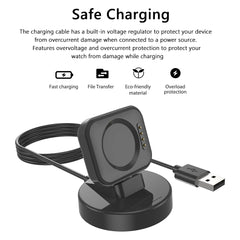 100cm Charger Cord Mobile Phone Holder Cradle Dock Cord Smart Watch Accessories USB Charger Replacement for OPPO Watch 3 Pro/3/2