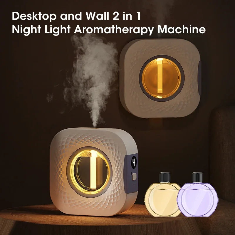 Home Decor Desktop Diffuser Aromatherapy Machine USB Smart Air Purifier with Display for Car Bathroom Air Deodorization Shangri-la