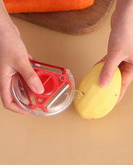 3 In 1 Fruit and Vegetable Peeler Multifunctional Vegetable Shredding Tools Stainless Steel Blade Peel Grater Kitchen Tools