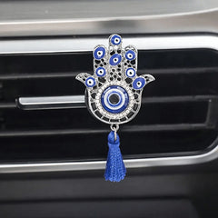 1Pc Evil Eye Car Vent Perfume Holder - Fits All Vents Holds Oils/Fresheners Easy Install Stylish Gift for Car Lovers