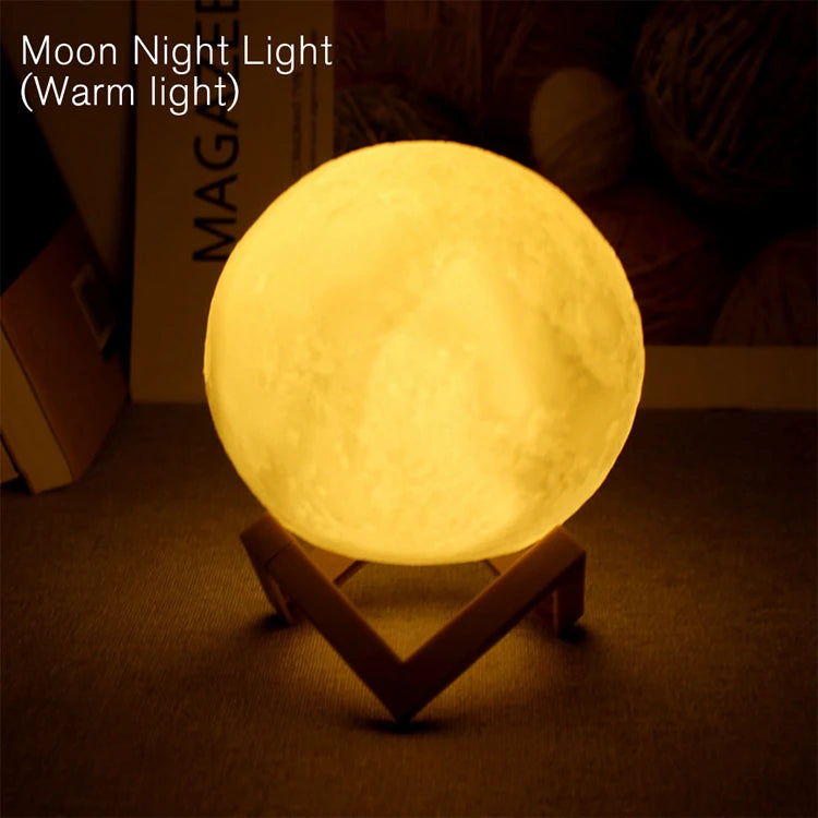 Book Light LED Moon Light Galaxy Light, Moon Night Light, Girl, Boy, Child Birthday Gift, Bedroom Decoration Indoor lighting Home Decor Lamp