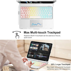 360° Magic Keyboard Case For iPad Air 11 13 M2 M3 2025 Air 4 5 10.9 For iPad Pro 11 12.9 13 10th Gen 11th A16 10.2 7/8/9th Folio