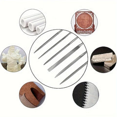Premium Needle File Set – High-Carbon Steel with Ergonomic Handles