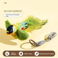 Bird Interactive Cat Toys Electric Sounding Birds Cat Chew Bite Plush Toys Cat Supplies Pet Shop