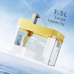 R USB Automatic Water Drinking Fountain Dispenser live water circulation Cat Water Bowl Removable with Pump Water Filter Silent