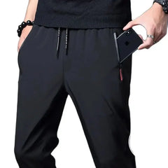 Men’s Slim Fit Casual Jogger Pants – Elastic Waist Plus Size