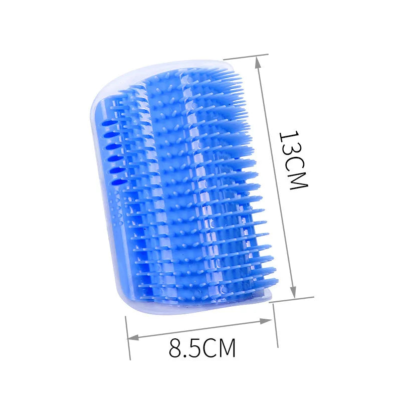 Massage Pet Cat Brush Corner Scrape Hair Removal Beauty Clean Corner Brush Removable Scratcher Comb for Kitten Cat Pet Shop, Pet Accessories