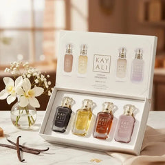 KAYALI Women’s Perfume Gift Set  4*10ml Long Lasting Fresh Mild Elegant Floral Fruity Musk Natural Fragrance Two Scents
