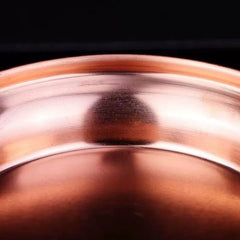 7 Pcs Nepal Altars Platter,Buddhism Red Copper Tribute Tray,Multiple Sizes Desktop Decoration Holy Luster Plate Buddhist Item